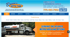 Desktop Screenshot of bowensseptictank.com